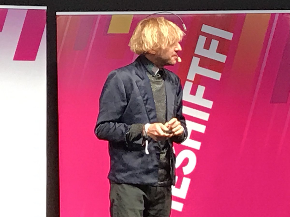 jarsjo's tweet image. The best #theshiftfi speakers: #cyborg @NeilHarbisson ja #humanandmachine @gleonhard. Thank You!