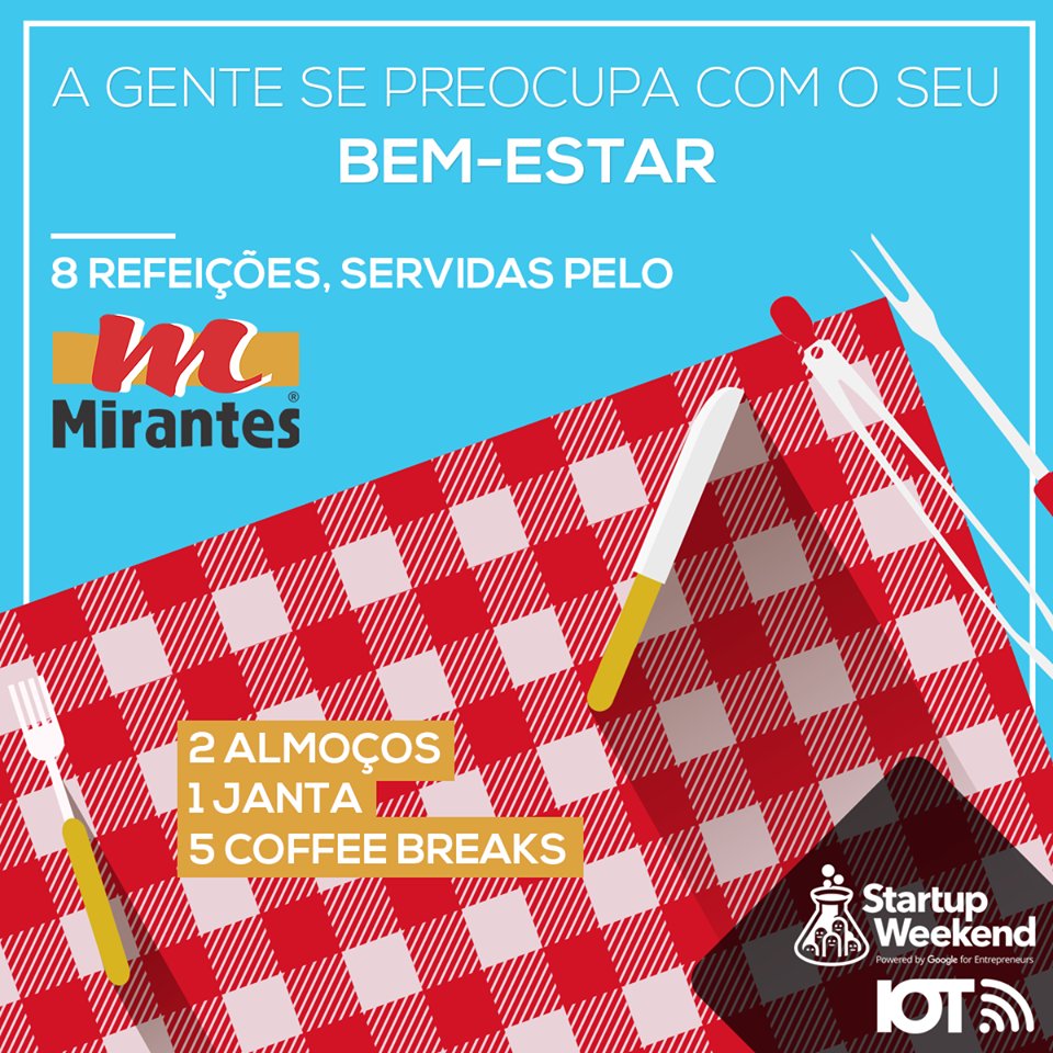 Na hora que bater a fome :) preparamos  boas refeições pra você.  #SWFloripa #SWIoT