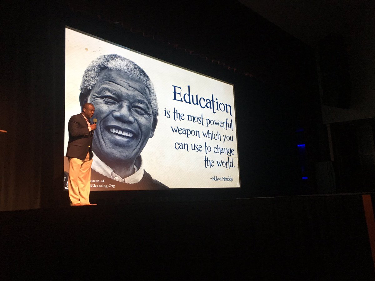 .@ttucker1914 "Public eduction is the key to opening the door to equity. It has the power to eradicate poverty." #INSPIRE2017