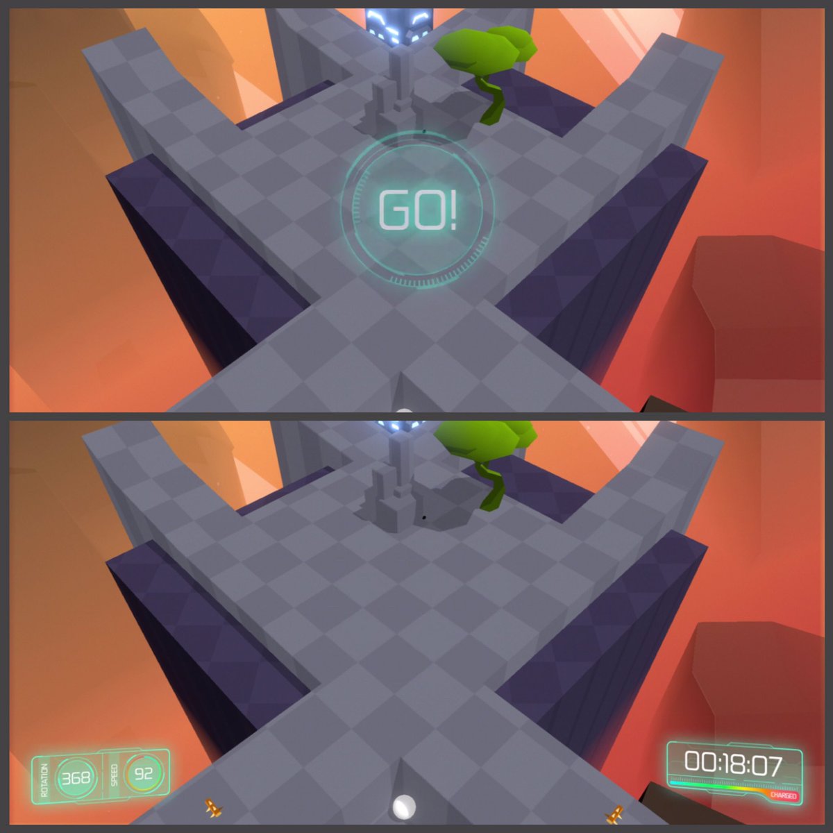 MadBallzGame's tweet photo. A snapshot of how our UI designer Bojan imagines the level intro, countdown and HUD elements to look. #tbt #madballz https://t.co/h7QyT1fm2c
