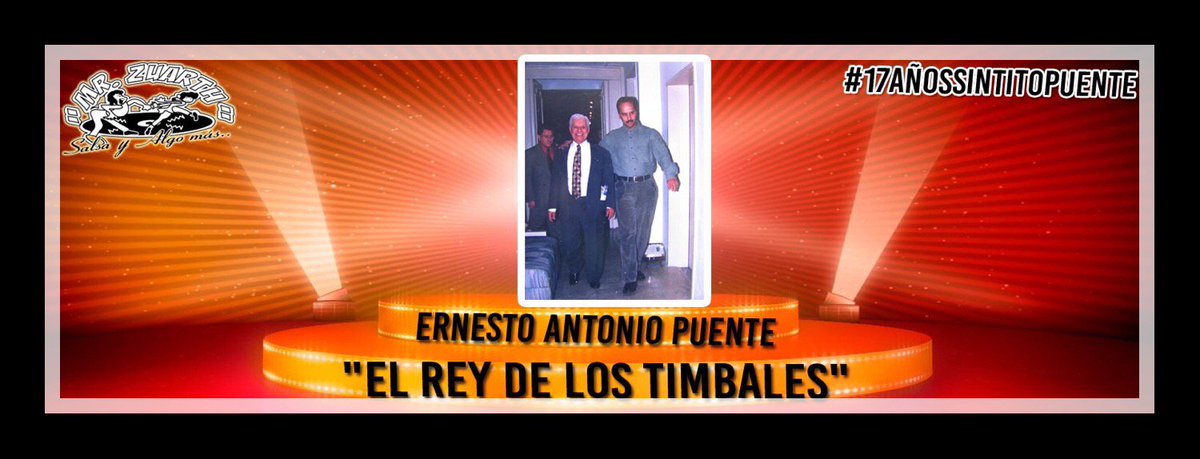 amrzuarth's tweet photo. BUENAS TARDES, COMO CADA JUEVES, BIENVENIDOS A #MarquesinaSalsera DEDICADA A "EL REY DE LOS TIMBALES" #17AñosSinTitoPuente EN #SalsaCaliente https://t.co/1vA5KkMp8c
