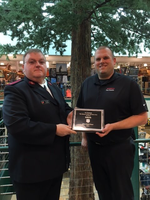 icsalvationarmy's tweet photo. Thanks to Scheels for their Silver Shield Sponsorship of The Salvation Army of Johnson County! https://t.co/ldvD9b1pG1