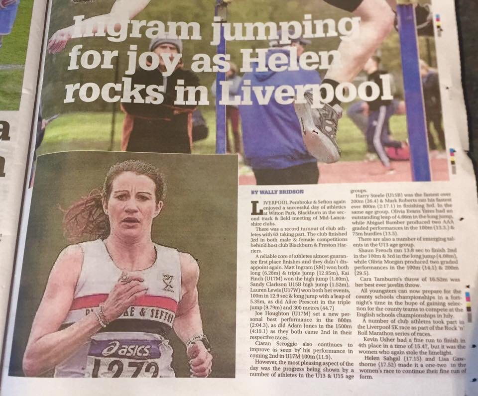 Gonein60minutes's tweet photo. Fellow LPS member &amp; GB AG cycling sister @HelenSahgal winning the @RnRLiverpool 5K last week via @OSAdvertiser 🏃🏻‍♀️ https://t.co/A5nSD14dK2