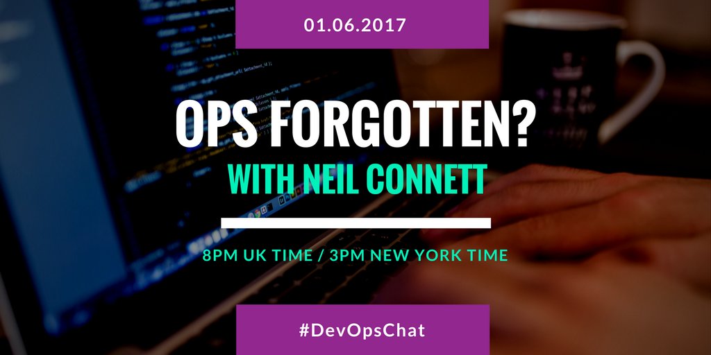 AtosOneCloud's tweet photo. Don't forget tonight's #DevOpsChat at 9pm CET / 8pm #DevOps Transformation with @NeilConnett @CloudEntTech https://t.co/51d3yZApKY https://t.co/SAUm7XleTn