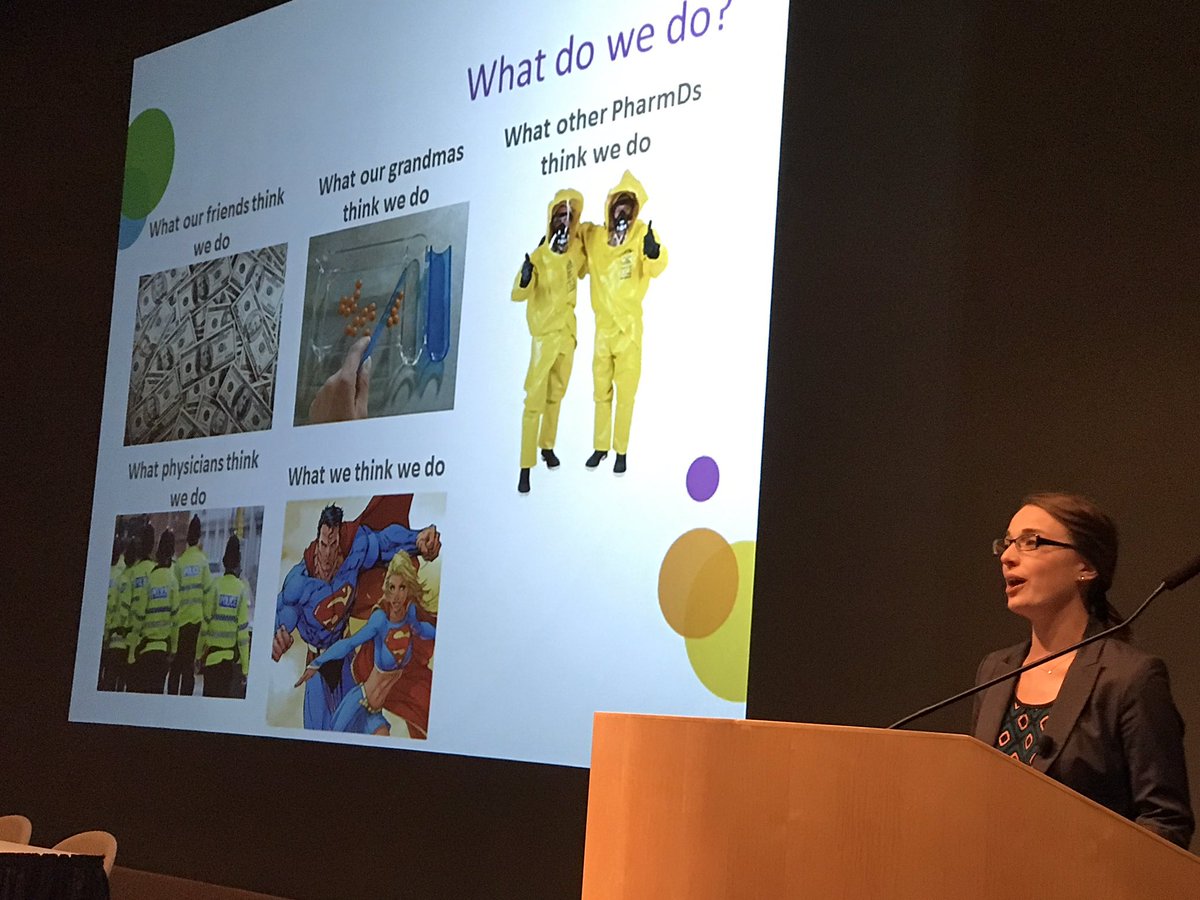 Amanda Hurst, PharmD: My grandma still has no idea what I do 😂#PedsASP17