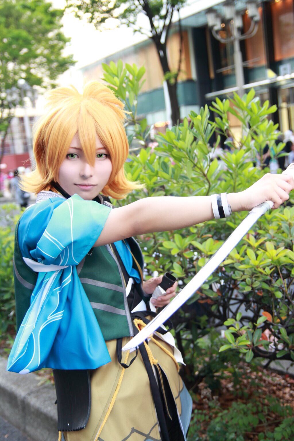 浦島虎徹 コスプレ 内番＋戦闘 いたずらっぽい
