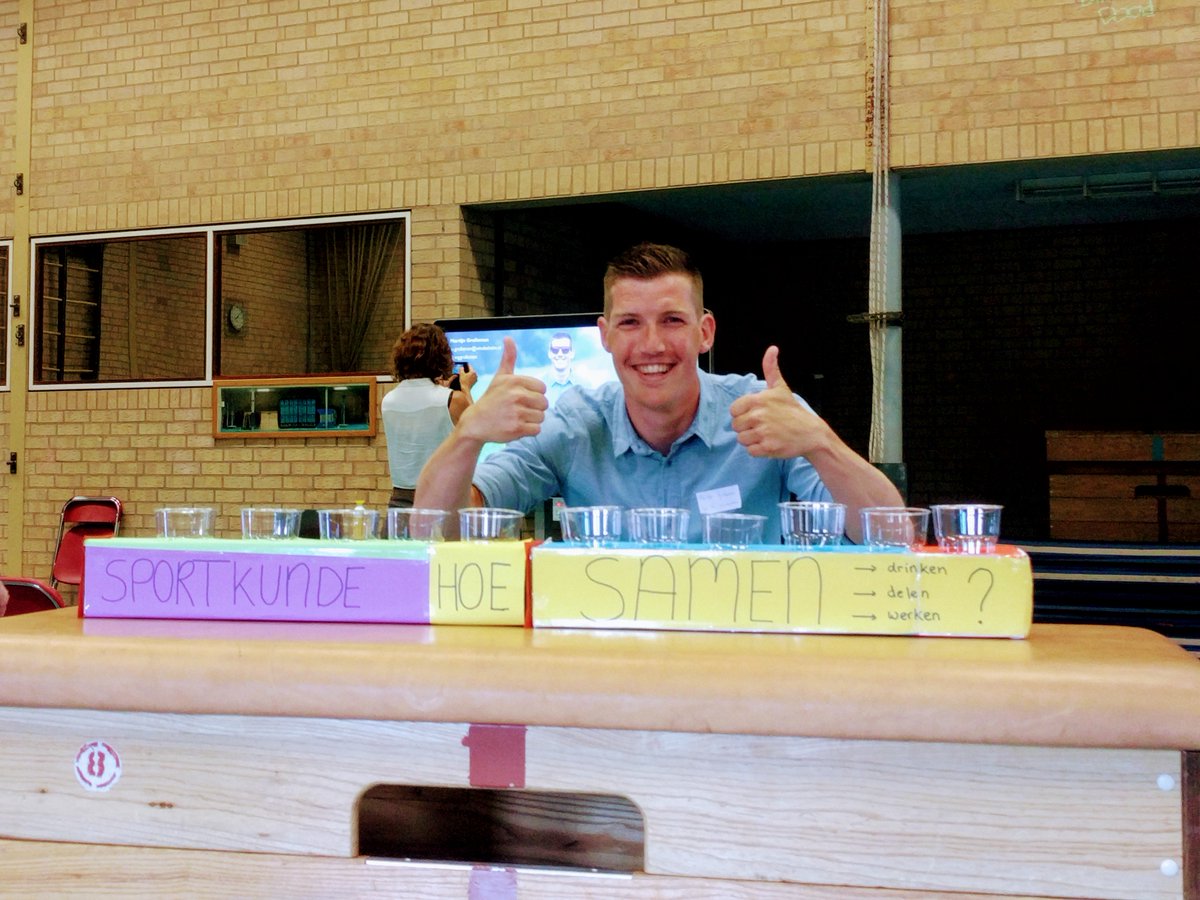 #hbosportkundesamen met @mggrolleman De ideeëngenerator voor samenwerken tussen Sportkunde opleidingen.