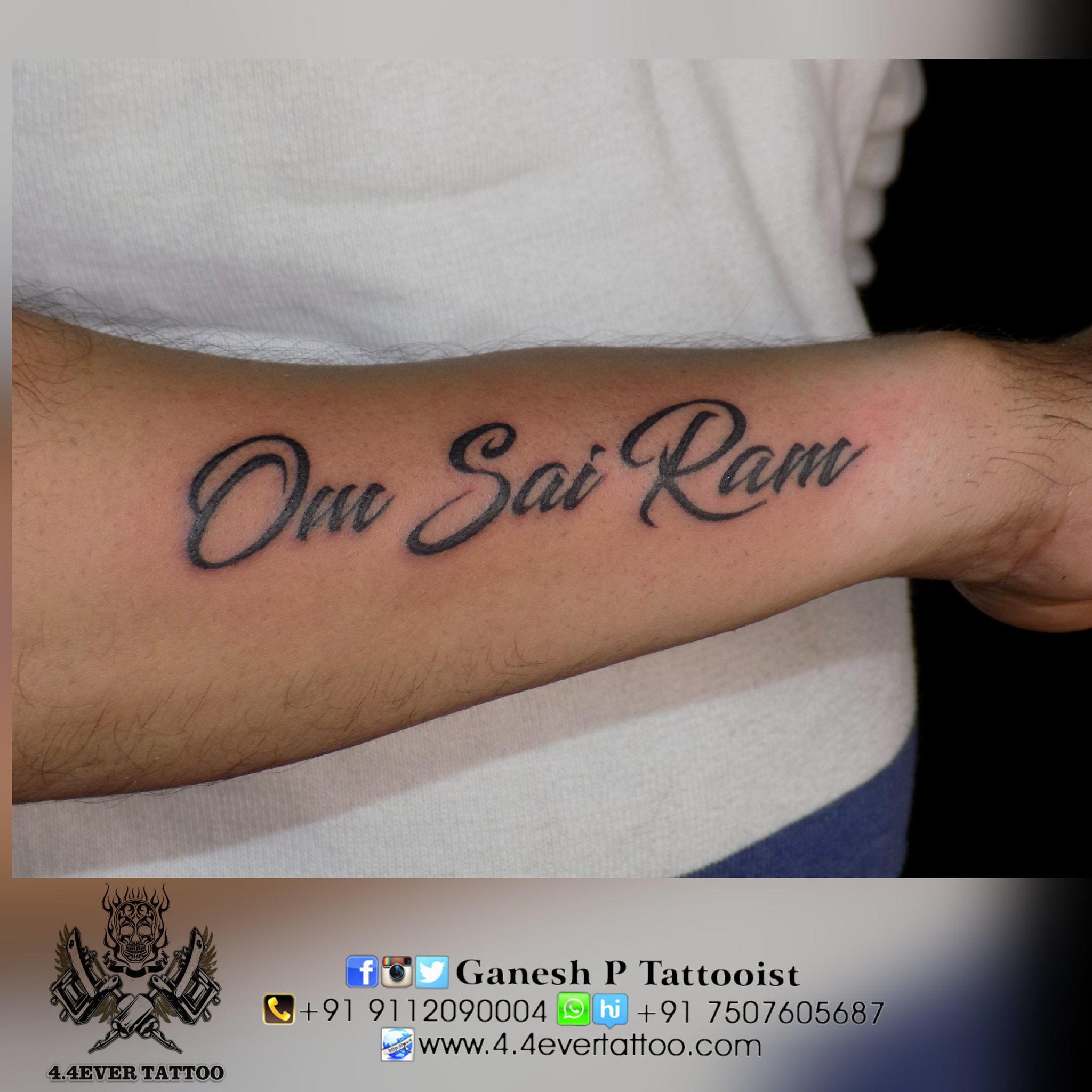 Om Sai Ram  tattoo font download free scetch