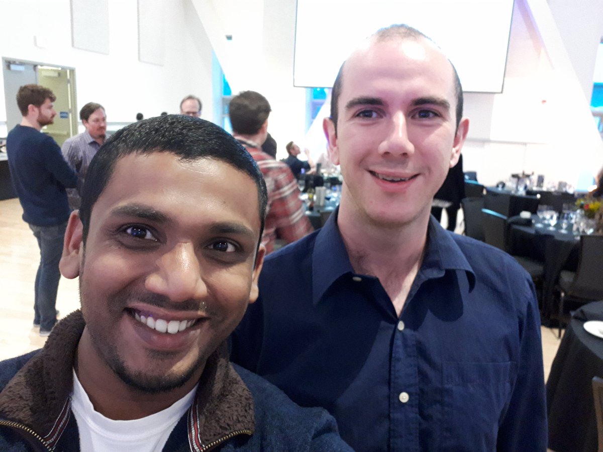 KokulanV's tweet photo. Congrats @MatthewQmar on winning the Don Gray scholarship #CGU2017 #uwaterloo https://t.co/JvvucR2dzu