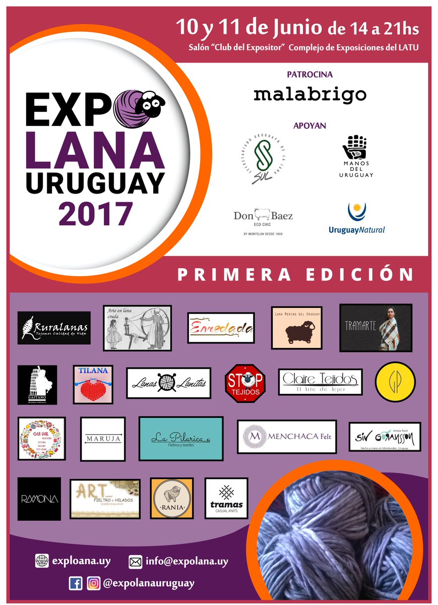 ¡Expositores en ExpoLana! #notelopierdas #expolana2017 #uruguay  <a href="/canal10Uruguay/">Canal 10</a>  <a href="/laetitialae/">Laetitia Lae</a> <a href="/VTVuruguay/">VTV Uruguay</a> <a href="/ObservadorUY/">El Observador Uruguay</a> @espectador810