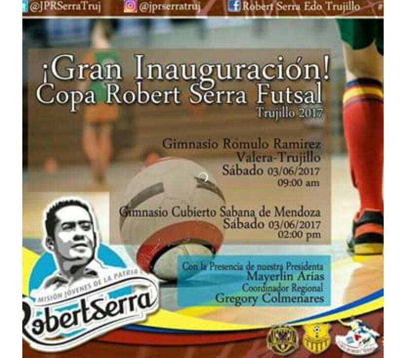 MisionRober's tweet photo. @Copa Robert Serra https://t.co/pFTbY2S2ZS