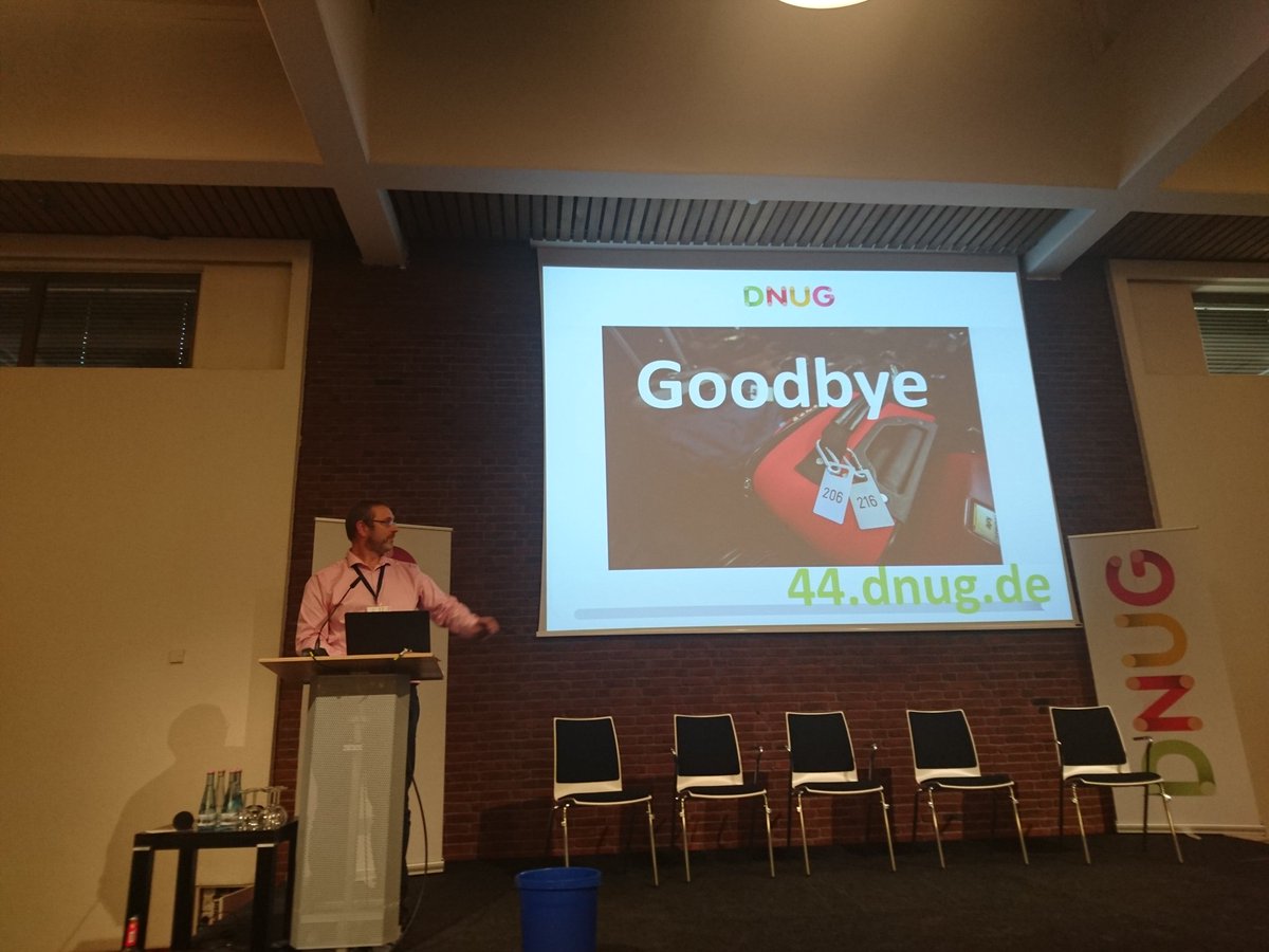 JUF___'s tweet photo. #dnug44 is over. Cu at#dnug45! Mark the date 20.06./21.06. Location to be announced. https://t.co/XB6g0IMC7X