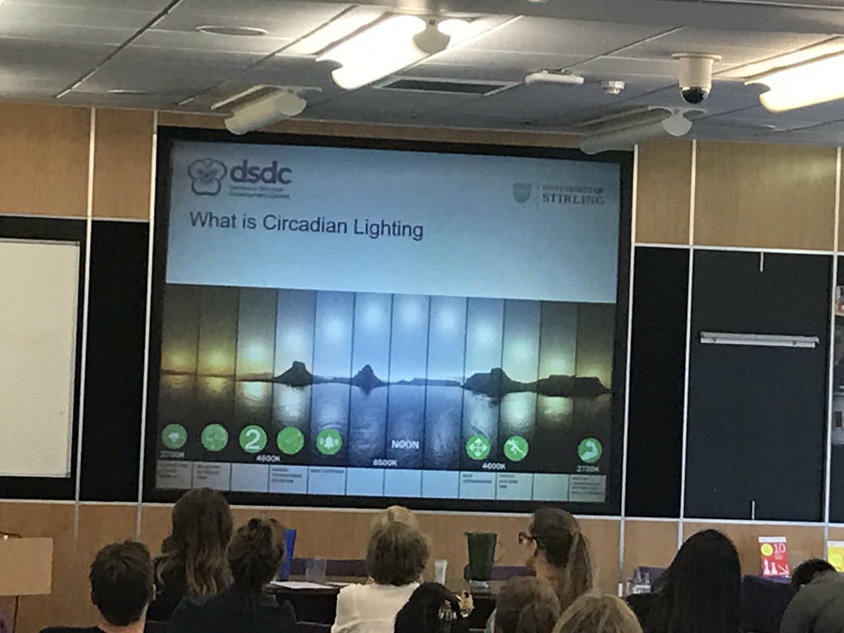dementiacentre's tweet photo. The importance of the #Circadian light stimulation #dementia #design #IMDDA17 https://t.co/MPtPwLzTlA
