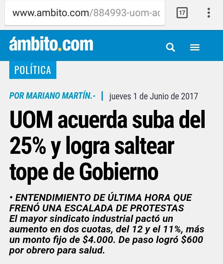 EdgardoRovira's tweet photo. Por lo menos los trabajadores de la UOM entre tanto despido, cierre de Industria y recesión... consiguieron aumentos que no son "a la baja". https://t.co/CHumaPajhS