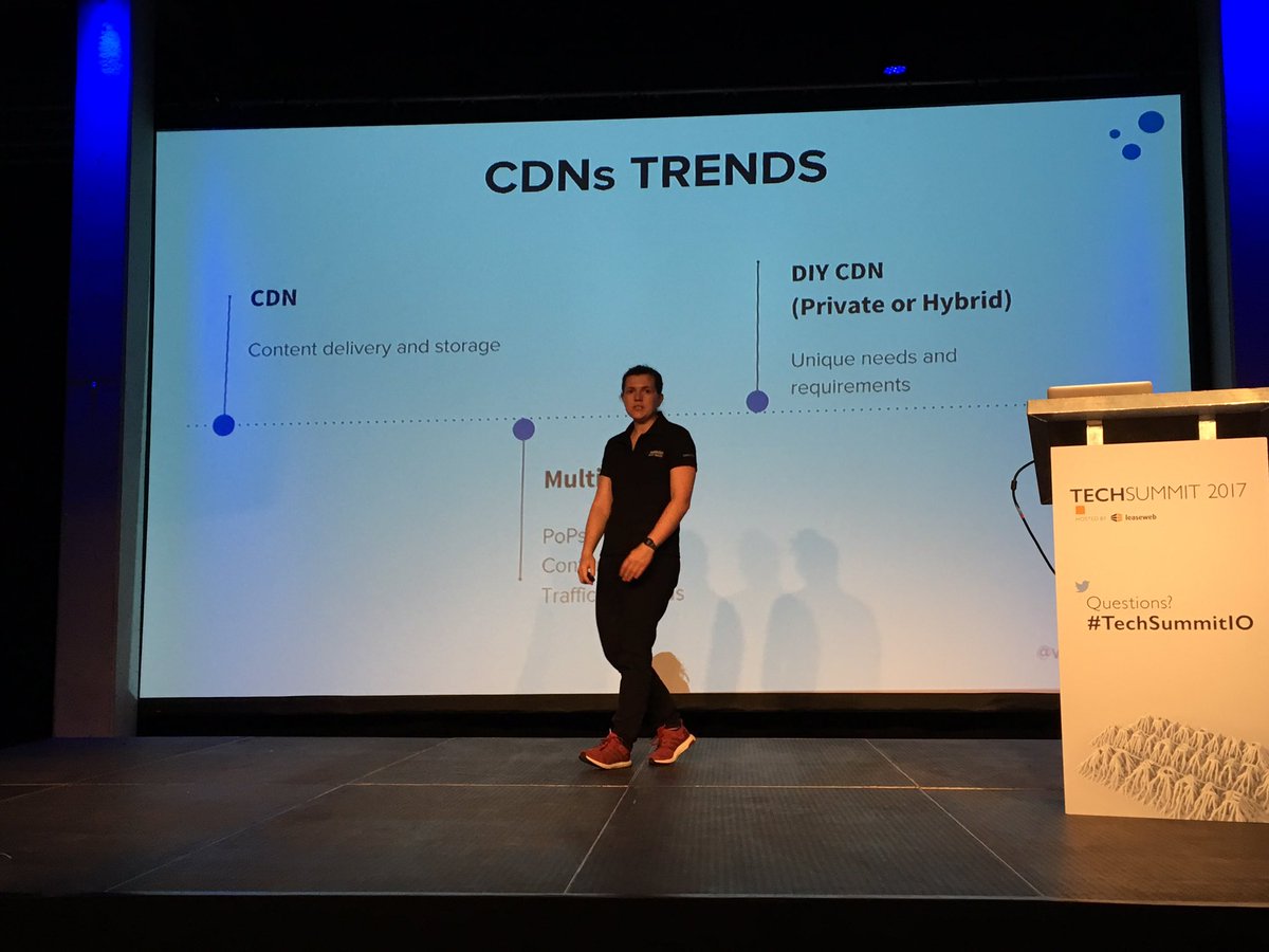 pablitomusa's tweet photo. #TechSummitIO has @aondio_ talking about how to build a CDN. Really nice!! https://t.co/IPnFMgN5ey