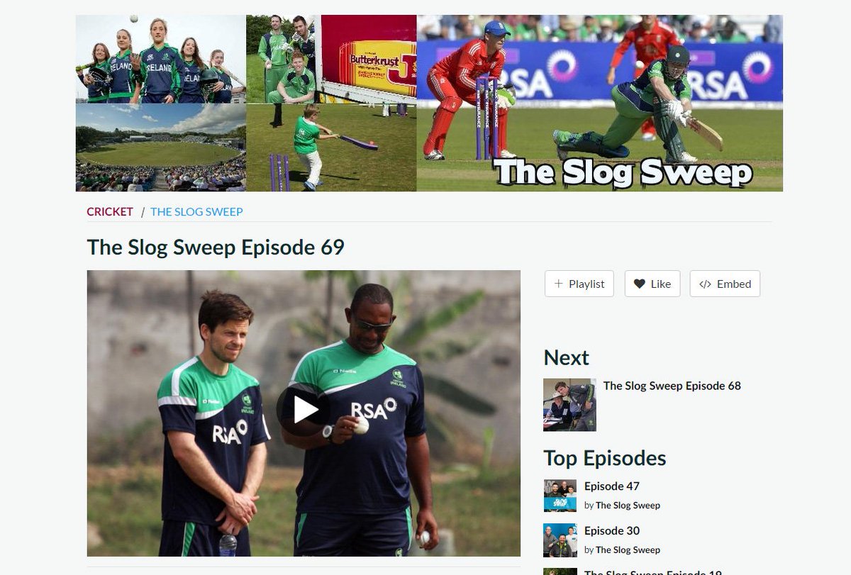 abushe7's tweet photo. Ireland's Ed Joyce tops the bill on this week's Slog Sweep programme. Listen here for the full interview https://t.co/rMJ4RuDrAy https://t.co/4gl8pwF7zo