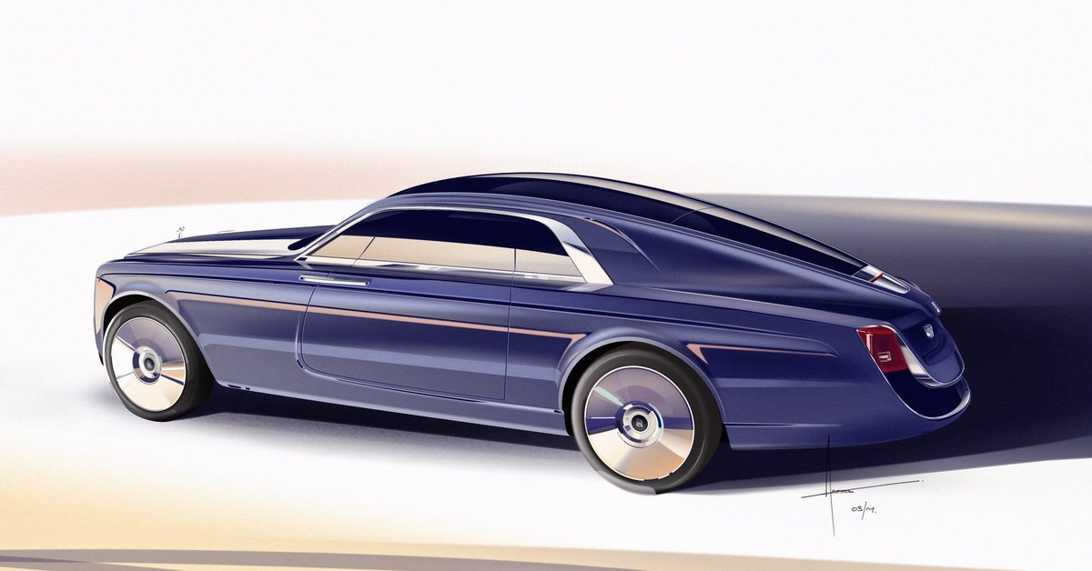 rollsroycemcna's tweet photo. How the dream became the reality. 

#RollsRoyce #Sweptail #Bespoke #Luxury #1of1 https://t.co/DIaN2F7E0s