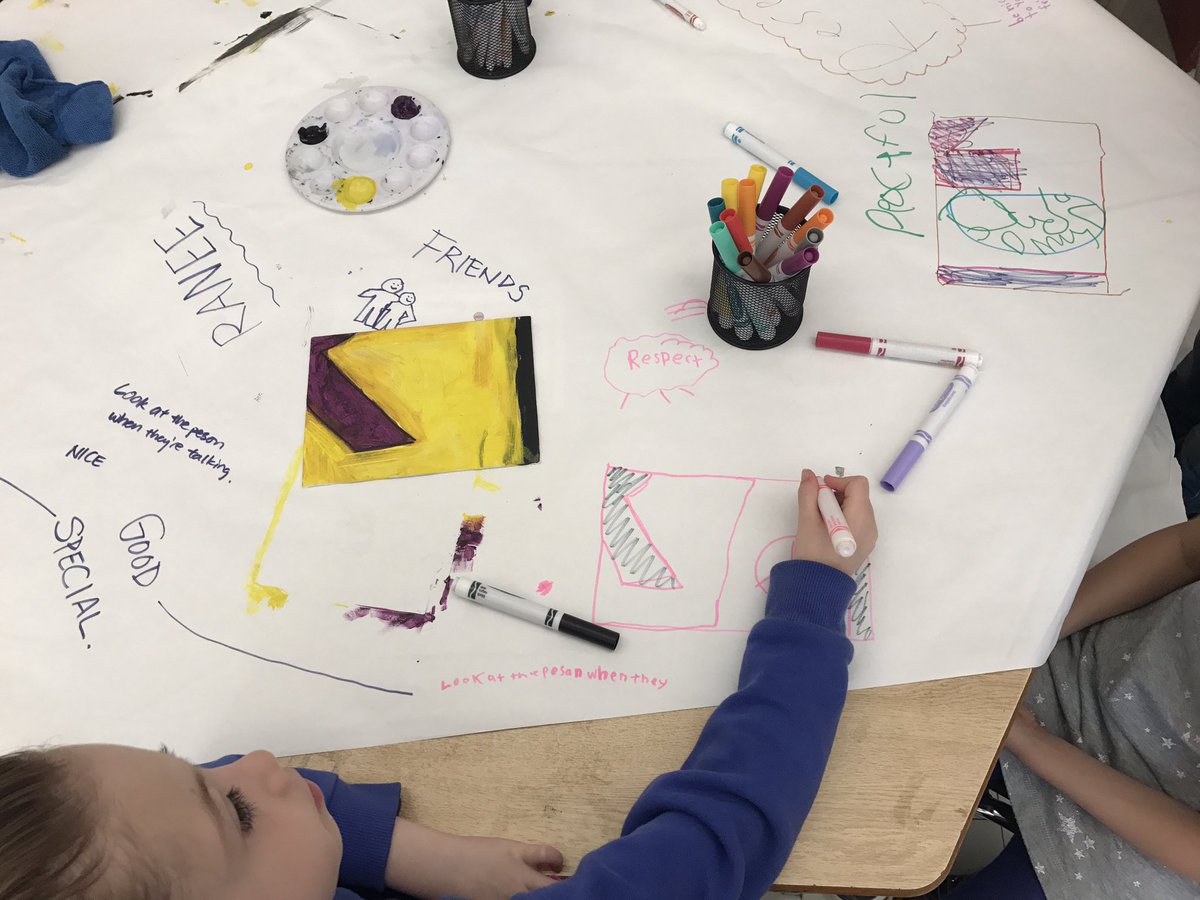 Volunteering with <a href="/Thinking_Fwd/">Thinking Forward</a> on what it means to be respectful for an art installation <a href="/tdsb/">Toronto District School Board</a> <a href="/TDSB_Arts/">TDSB ARTS Dance Drama Music Media Arts Visual Arts</a> <a href="/JSpyropoulos/">Jim Spyropoulos</a> #buildcharacter