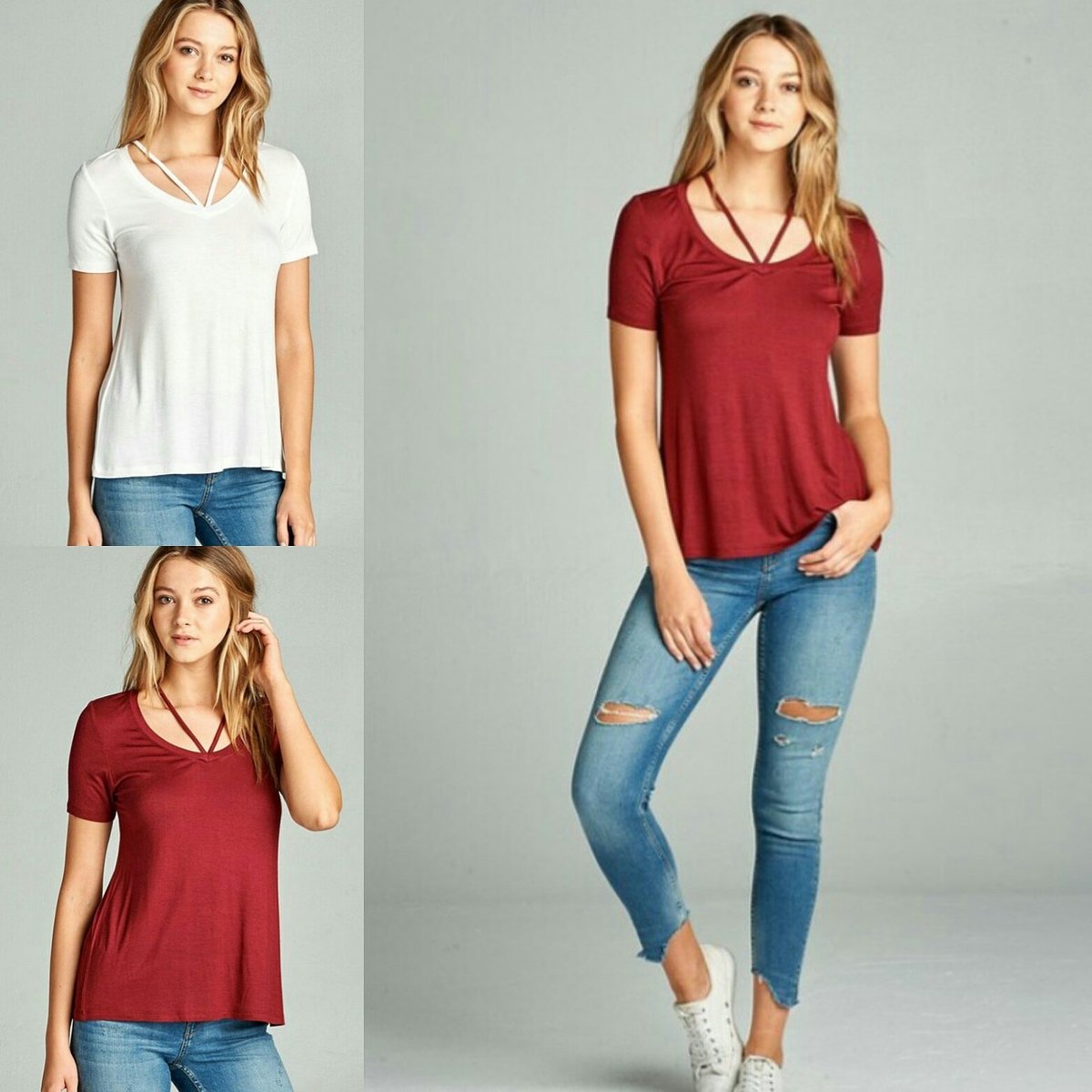 BrnzeBombshell's tweet photo. Grab this #relaxedfit v-strap top, for any #summer outing, perfect w/your fav shorts/boyfriend jeans! #vstrap #strappy #summerfashion https://t.co/VK5ApBcxFs