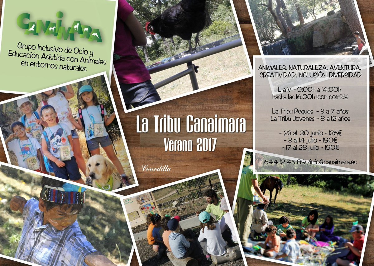 OKCanaimara's tweet photo. Únete a La Tribu Canaimara 2017, nuestro Grupo #Inclusivo de #Ocio y #EducaciónAsistidaconAnimales en #entornosnaturales ! https://t.co/9h8OuAECsM