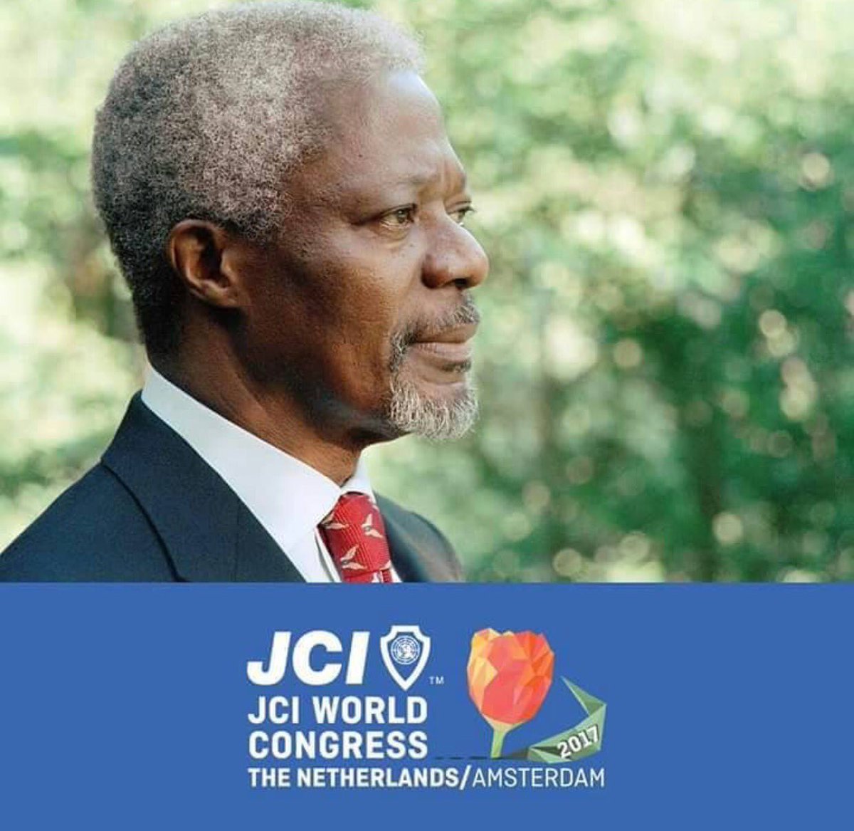 dawnannhetzel's tweet photo. The JCI world is so excited to announce former Secretary-General of the UN Kofi Annan as the keynote speaker of 2017 JCI World Congress! https://t.co/vuYPe49ppX
