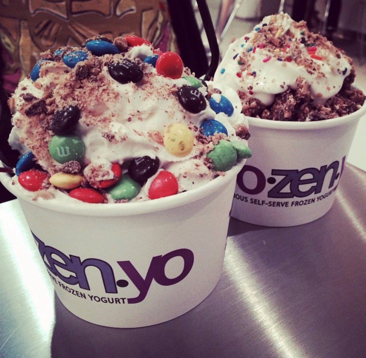 #treatyoself at <a href="/FROZENYO/">FROZENYO</a> with buy one get one half off for the whole month of June!