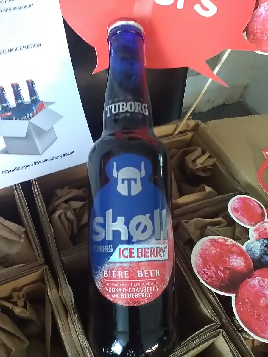 Ptitang011's tweet photo. Mon chéri a reçu un colis @sampleo ! ça sent la bonne soirée de dégustation ça :p #SkollSampleo @SkollTuborg #testdeproduit #SkollIceBerry https://t.co/TFLjYT0crk