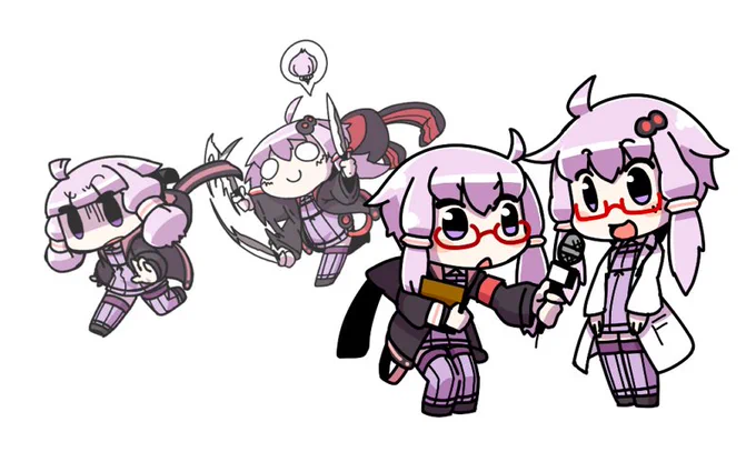 結月ゆかり 語の想像図を描きました 