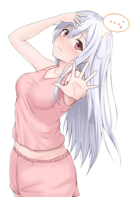 @alde_hyde やっぱり、可愛いニー子も見たかったので。このあと恥ずかしくなる、二ー子もお納めください。 #ニー子 