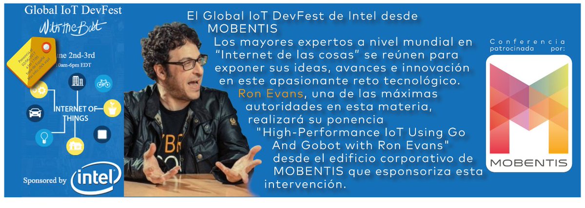 Pab_Suarez's tweet photo. El Global IoT DevFest de Intel desde @mobentis . Registro e información en https://t.co/qBPy5TRCrl https://t.co/P48IfcKX2C