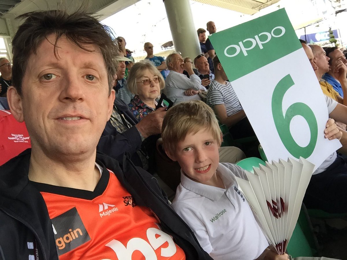 lindseymat's tweet photo. #CT17 my son and I having a fun day at the cricket https://t.co/ot0LGyH0tf