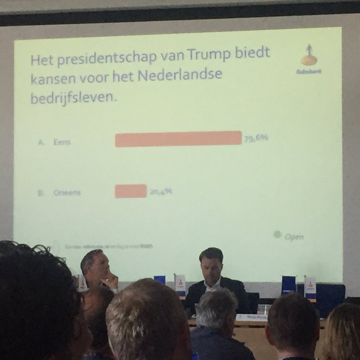 WilsvanDam's tweet photo. Rabo International Business Day voor klanten die zaken doen met USA (#RIBD), mede mogelijk gemaakt door Damen Shipyards. @RabobankAV https://t.co/CZOLllax46