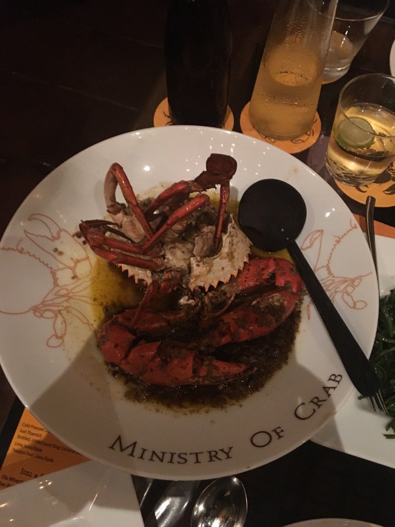 Crabzilla at Ministry of Crab- life is good at 50!!