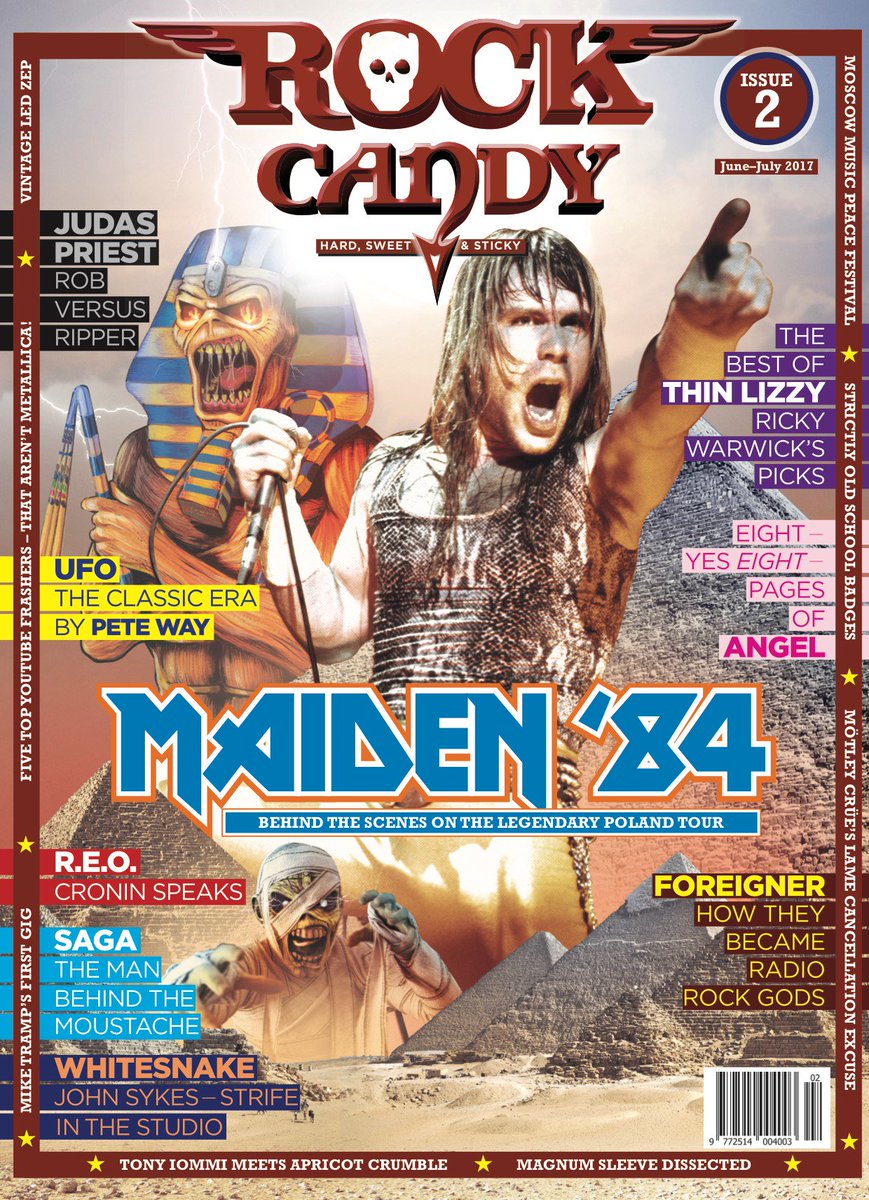 IronMaiden's tweet photo. Step back in time to 1984 in the latest issue of Rock Candy - available from https://t.co/jChkhobB4F https://t.co/tqkGArFVqp