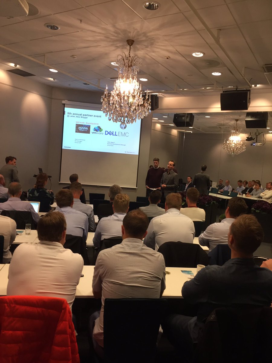 Tradisjon -  5. år på rad har vi Partnersamling på Latter med @DellEMCnorge og <a href="/VMware/">VMware</a>_Nordics @vmware
