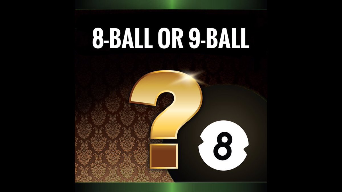 BreakRoomDuluth's tweet photo. Do you prefer 8-BALL or 9-BALL and WHY??
-
-
Wan't to watch Shane Van Boening, Earl Strickland, Corey Deuel. https://t.co/ze8w2aYVHC https://t.co/oKtgKhyEOU