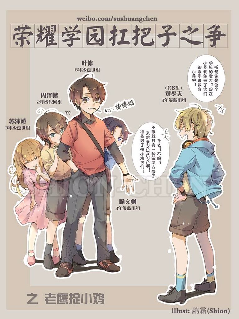 「Which design should i use to make bandaid....???X'D this is」SHION(鹔霜)の漫画