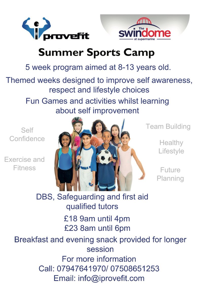 Iprovefit's tweet photo. Holiday club with a difference!!! Lifestyle, nutrition and fitness encompassed in a new and fun program. @Swindome1 https://t.co/MeR5GavU5u
