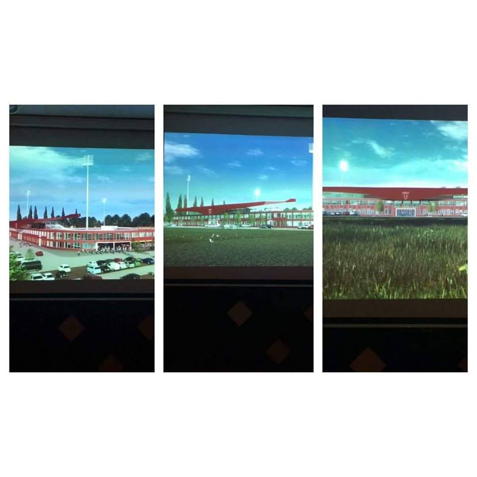 De eerste tekeningen van de nieuwe stadionplannen van FC Dordrecht!