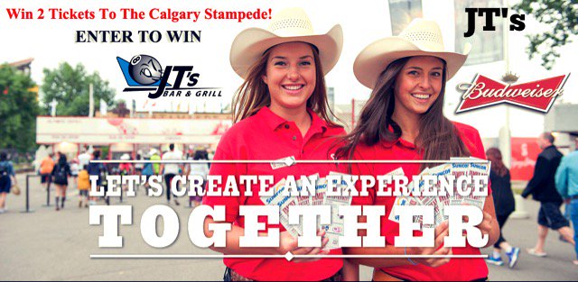 JTSBAR1's tweet photo. ⭐️FREE RODEO TICKETS! Win 2 Tickets To The Calgary Stampede. Enter Your Name At The Bar &amp; We’ll Draw Randomly From The Entries On June 30! https://t.co/nyP501PyEM