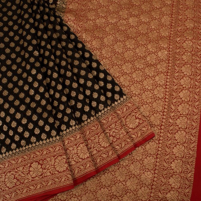 avishyastyle's tweet photo. #Handwoven #Black #Banarasi #Katrua #Georgette #Saree With #Antique #Floral #Butis - Browse & buy online: https://t.co/jSpzWvjWgR https://t.co/6uxLAjQ2zz