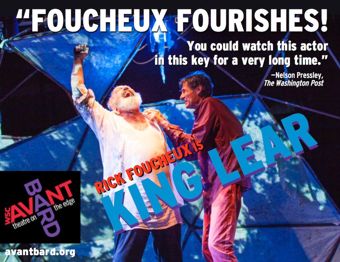 AvantBard's tweet photo. "Foucheux flourishes!" as Lear--and other knock-out raves. #AvantLear https://t.co/uCaoe1Fl5M Find tix now at https://t.co/XnRcOfI9xP https://t.co/LbgZOX0P0h
