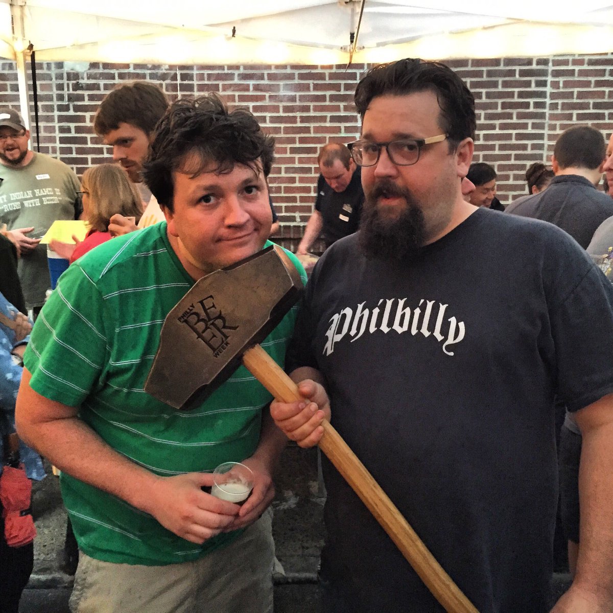 JosePistolas's tweet photo. Happy Beer Week, Philadelphia! The Hammer Of Glory makes the rounds on the #HOGrelay today with a stop at Jose's around 1:45. Let's party. 🍺 https://t.co/PDWCkP6ERp