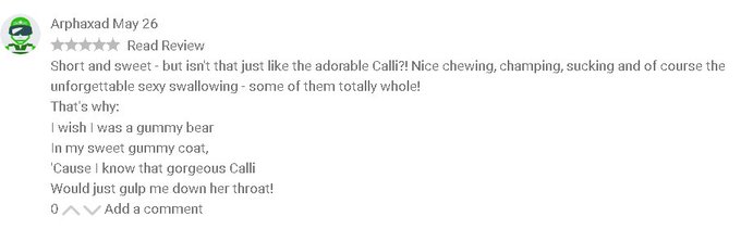 A lovely review (with a poem!) on my Devouring Gummy Bears clip! 💕 https://t.co/KfVb9q4Bne https://t