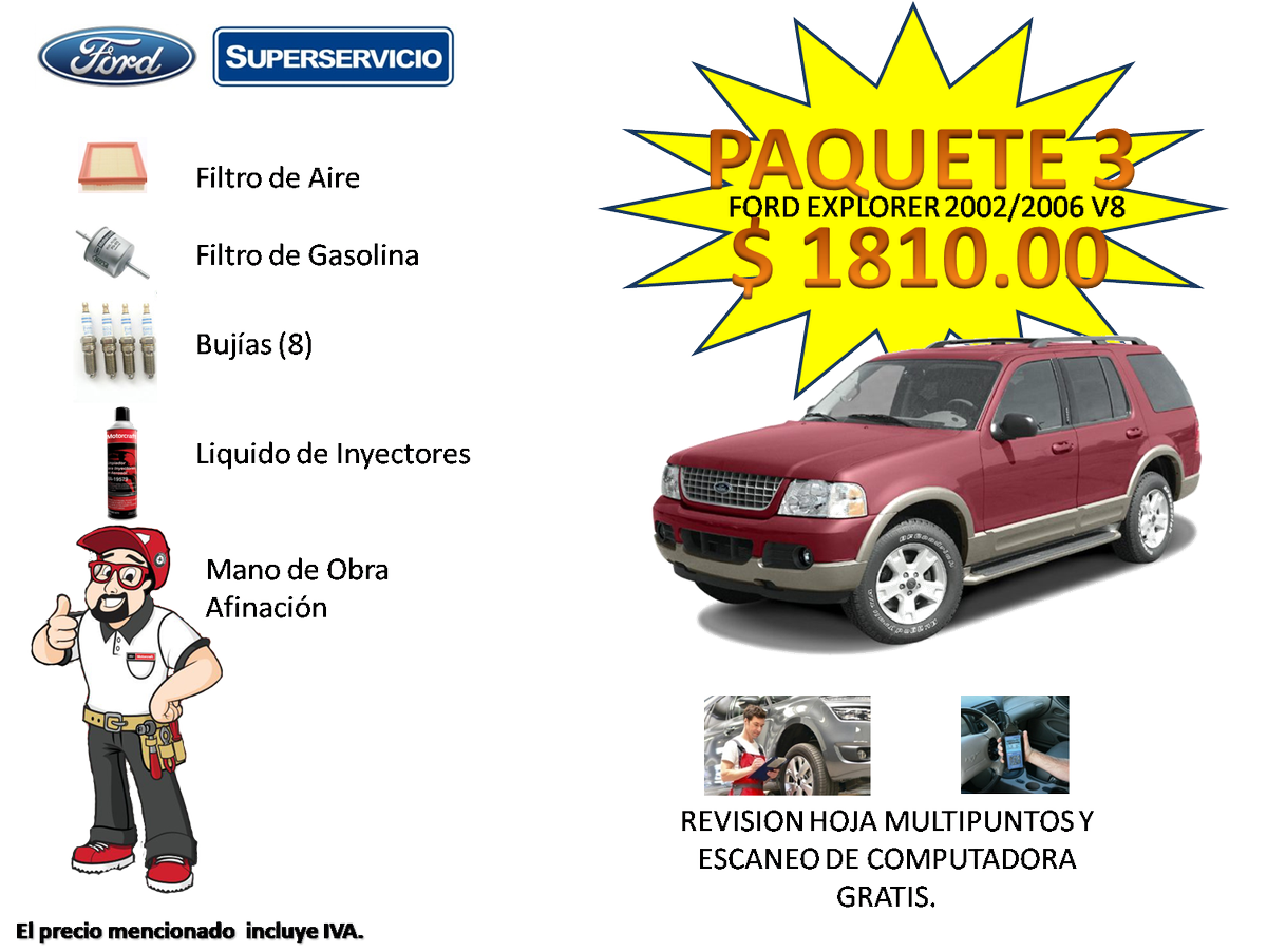 sservicioford's tweet photo. PAQUETES @sservicioford https://t.co/MkpuVkC5xr