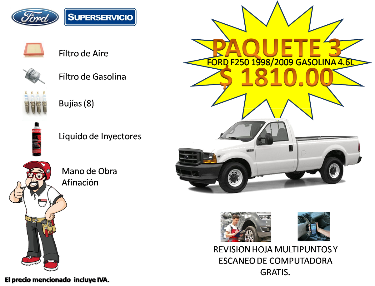 sservicioford's tweet photo. PAQUETES @sservicioford https://t.co/MkpuVkC5xr