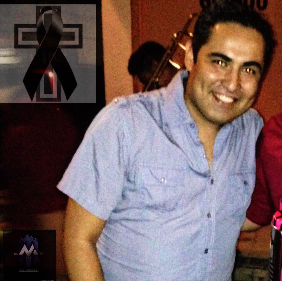 ElClanRayado's tweet photo. @ElClanRayado está de luto lamentamos el fallecimiento de un hermano y amigo, se nos adelanta en el camino Lalo Plata Dios te cuide siempre. https://t.co/CDvrrQ6iIv