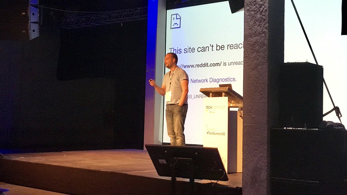 caseywest's tweet photo. This talk on living with only IPv6 proves it makes the internet 10 times better out of the box! 😉 #TechSummitIO #Amsterdam https://t.co/ZnKa0JhPKO
