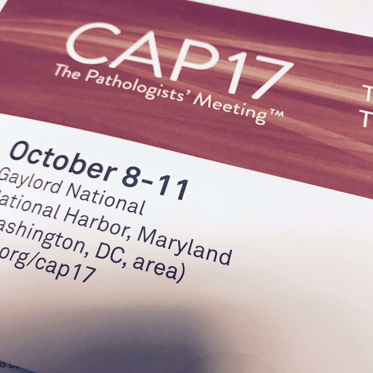 marenwhymd's tweet image. Have you registered for #CAP17DC yet?? I'll see you there! #pathologists #CAPRF #ResidentsForum #earlybird