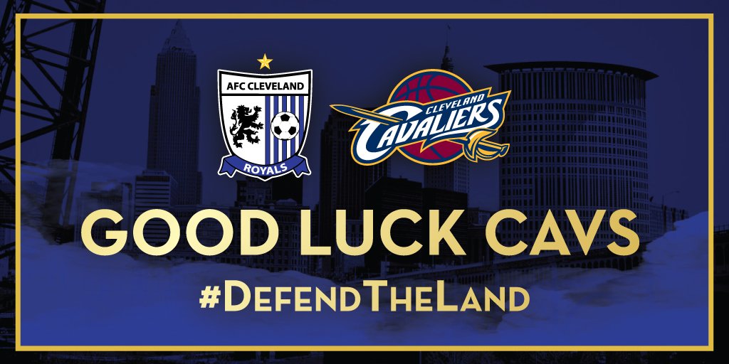 AFCCleveland's tweet photo. Let's go #Cavs! #DefendTheLand https://t.co/6EIdpjUMZc